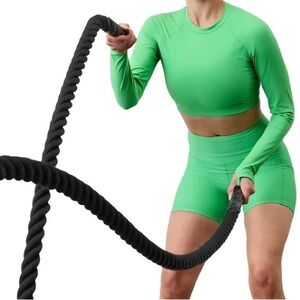 NWT Athleta Crosstrain Ultra Crop Top Vibrant Green - Size Medium